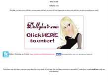 Tablet Screenshot of dollyhair.com